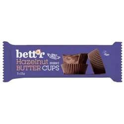 Bett’r Haselnussmus Cups bio (3St)