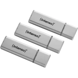 Intenso Alu Line 32 GB silber USB 2.0 3er Pack