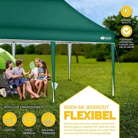 tillvex Faltpavillon 3 x 6 m Grün