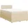 vidaXL Boxspringbett 120 x 200 cm Creme