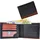 Impex Stripe Geldbörse Herren schwarz/tan