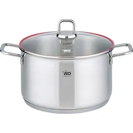 ELO Excellent Topf-Set 5-tlg. 3 x Fleischtopf + Bratentopf + Stielkasserolle + Silikon Topfuntersetzer