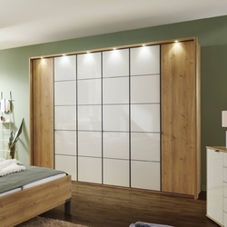 Wiemann Kleiderschrank Capri 300 x 216 cm Holzoptik Braun Eiche