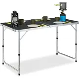 Relaxdays Campingtisch klappbar Silber/Grau