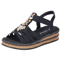 Rieker Sandalette für Damen, schwarz, Gr. 40 EU