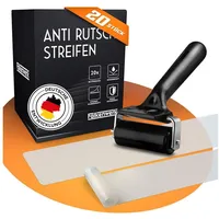 Liebthal FALKENWERK Antirutschstreifen für Treppen [20 Stück] - Selbstklebende