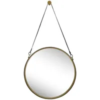 KUNSTLOFT Wandspiegel, Gold, Metall, 60x110.5x6 cm, Spiegel, Wandspiegel