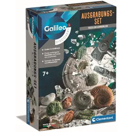 CLEMENTONI Austrabungs-Set Ausgrabungsset Fossilien/ Mineralien