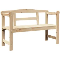VidaXL Gartenbank 119x76x44 cm Massivholz Kiefer