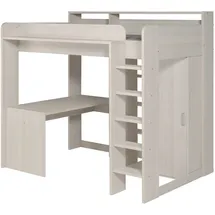 Parisot Hochbett Higher 1 90 x 200 cm Esche weiß
