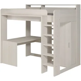 Parisot Hochbett Higher 1 90 x 200 cm Esche weiß