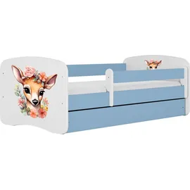 raumhirsch furniture Kinderbett Raumhirsch 80 x 180 cm Holzwerkstoff blau