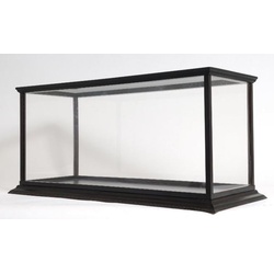 Casa Padrino Luxus Modelboot Vitrine 100,3 x 40,6 x H. 45,7 cm - Modellbau Vitrine - Modellbau Deko Accessoires