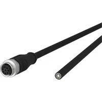 METZ CONNECT 142MHA20010 Sensor-/Aktoranschlussleitung M12, A-kodiert, 8-polig, 1,0 m