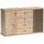 beautysofa Caya 142 x 85 x 41 cm Eiche Artisan