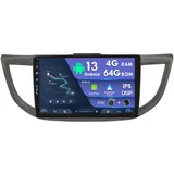 Doppel Din Autoradio Passt Für Honda CRV 2012-2016 -Android Mit GPS Navi 4G RAM +64G ROM - Rückfahrkamera&Mic KOSTENLOS - Unterstützen DAB+ Lenkradsteuerung WiFi BT Mirrorlink USB RDS 9 Zoll IPS