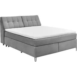 Set One by Musterring Boxspringbett Fairfield 160 x 200 cm Stoff Ash