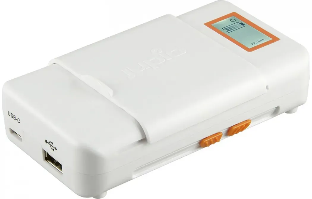 Jupio Universal Fast Charger LCD + Single USB-C Wall Charger 20W