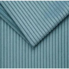 kaiser möbel Ecksofa Ecksofa, Sofa U-form, Couch U-form Gabon stoff Zoom, mit Relaxfunktion blau