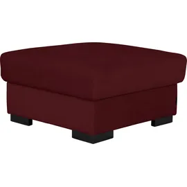Home Affaire Hocker Tulio mit Stauraum 80 x 45 x 80 cm Rot
