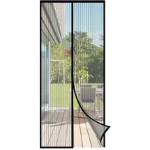 Sekey Fliegengitter Balkontür 80 x 210 cm Schwarz