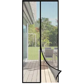 Sekey Fliegengitter Balkontür 80 x 210 cm Schwarz