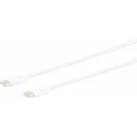 s/conn USB Lade-Sync Kabel, USB C Stecker auf USB-C Stecker, 2.0, ABS, weiß, 1,5m (14-12052)