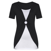 VIVANCE 2-in-1-Shirt, schwarz-weiß