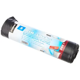 Papstar Müllsäcke 240 l, schwarz, 5 Stück