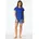 Pyjama gestreift Blau 44