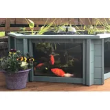 Lily Clear View Garden Aquarium Sechseckiger Teich, Seegrasgrün