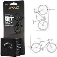 Hornit Clug Pro Fahrrad-Wandhalterung hybrid 23-81 mm schwarz