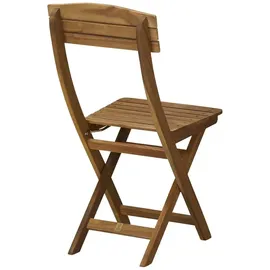 Möbel Kraft Balkonklappstuhl 2er-Set aus Akazienholz Java ¦ holzfarben ¦ Maße (cm): B: 55 H: 85