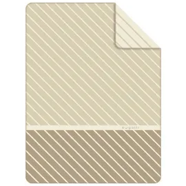Bugatti PADDI Kuscheldecke 150 x 200 cm Beige/Braun