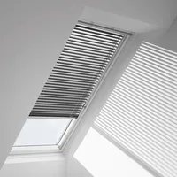 VELUX manuell Uni Silber gebürstet, Schiene alu