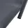 Juskys PVC Sichtschutzstreifen 0,19 x 35 m anthrazit 4er Set inkl. Befestigungsklemmen 120 St.