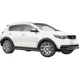 UniTEC Autoteile Daytona 16 Zoll 4 Stück Schwarz/Silber