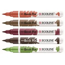 Talens ECOLINE® Brush-Pens farbsortiert, 5 St.