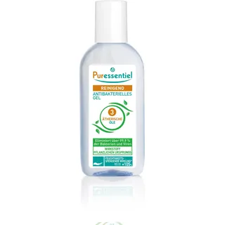 Puressentiel - Reinigend - Desinfektionsmittel für die Hände - Desinfektionsgel - Antibakterielles Gel zum Desinfizieren der Hände - Eliminert über 99,9% der Viren und Bakterien - 80 ml