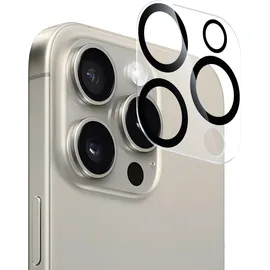 Nevox NevoGlass 3D Kameraschutzglas für Apple iPhone 15 Pro/15 Pro Max (2273)
