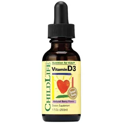 ChildLife Vitamin D3 Drops (30 ml, Beere)