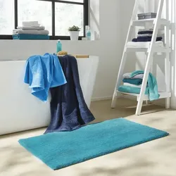 Dyckhoff Badteppich 'Siena' (Farbe: Tintenblau / Größe: 70 x 120 cm)