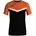 T-Shirt 807 schwarz/neonorange XL