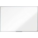 Nobo Whiteboard Essence Stahl, x 150 cm, Aluminiumrahmen, Traditionelle Eckmontage, Inkl. Stiftablage, Weiß,
