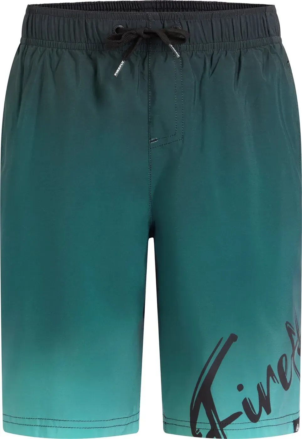 FIREFLY Ju.-Badeshorts Lario B Typo Shaded BLUE PETROL 140