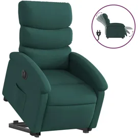 vidaXL Relaxsessel mit Aufstehhilfe Elektrisch 92 x 99,5 x 0 cm Dunkelgrün