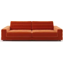 Candy Big-Sofa Polyester 3-Sitzer Orange