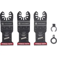 TOOLCRAFT TO-10283181 Multifunktionswerkzeug-Zubehör-Set 34 mm 3 St.