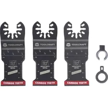 TOOLCRAFT TO-10283181 Multifunktionswerkzeug-Zubehör-Set 34 mm 3 St.