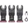 TOOLCRAFT TO-10283181 Multifunktionswerkzeug-Zubehör-Set 34 mm 3 St.